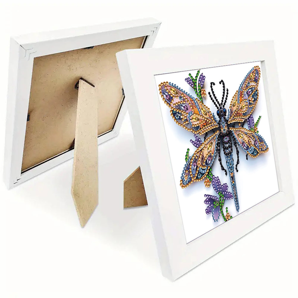 Dragonfly - Special Shaped Drill Diamond Painting 18*18CM