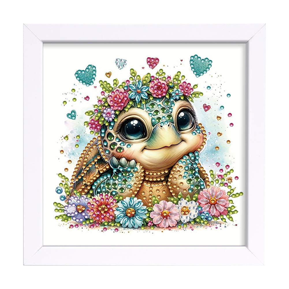 Sea Turtle - Special Shaped Drill Diamond Painting 18*18CM
