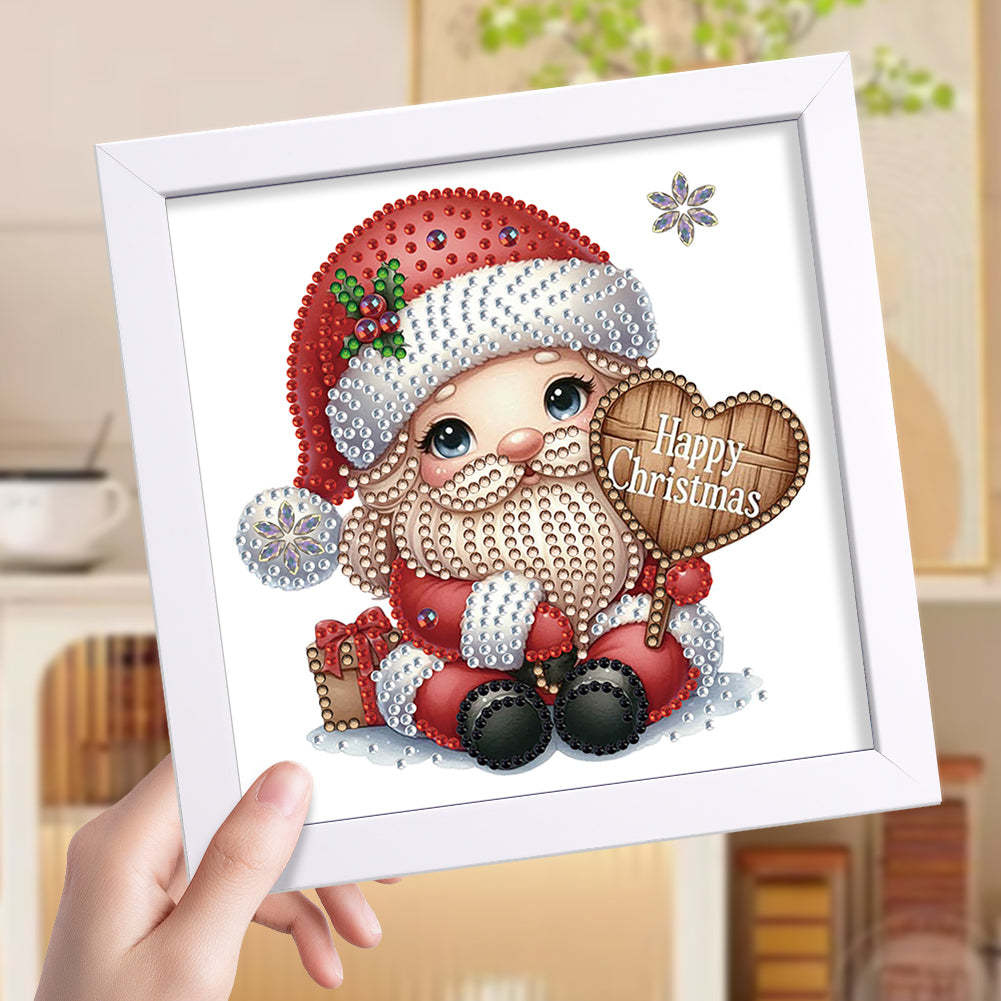 Santa Claus - Special Shaped Drill Diamond Painting 18*18CM