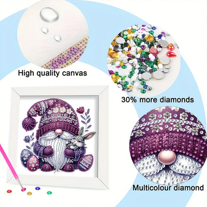 Sweater Gnome - Special Shaped Drill Diamond Painting 18*18CM