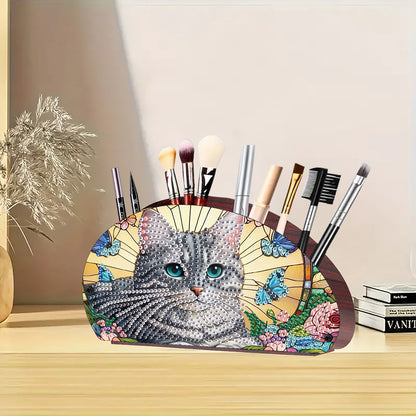 Wooden Animals DIY Rhinestones Storage Holder Diamond Painting Organizer Rack