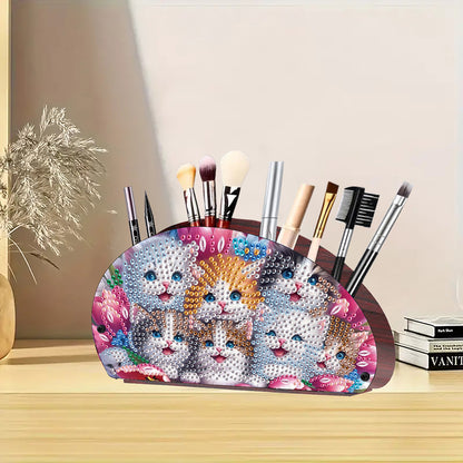 Wooden Animals DIY Rhinestones Storage Holder Diamond Painting Organizer Rack