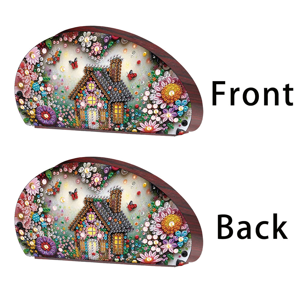 Wooden Animals DIY Rhinestones Storage Holder Diamond Painting Organizer Rack