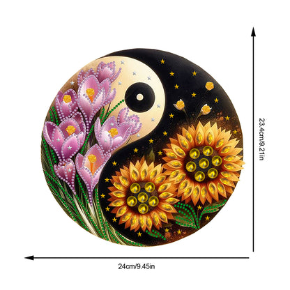 Acrylic Diamond Painting Hanging Pendant Rhinestone Diamond Art Window Pendants