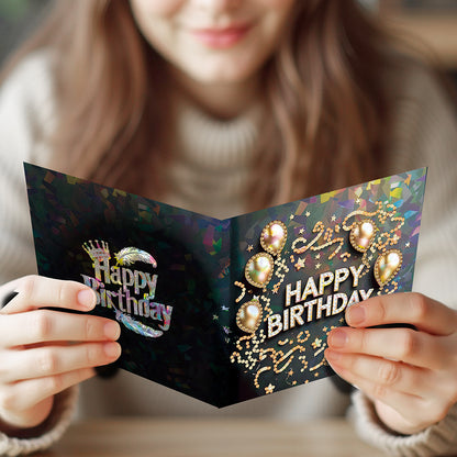 8/12pcs Diamond Painting Greeting Cards Handmade Diamond Art Cards for Adults