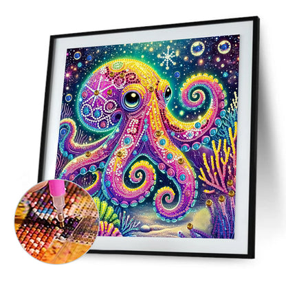 Octopus - Special Shaped Drill Diamond Painting 30*30CM