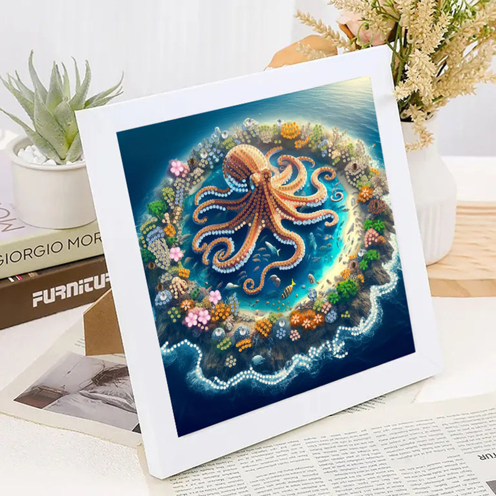 Octopus - Special Shaped Drill Diamond Painting 30*30CM