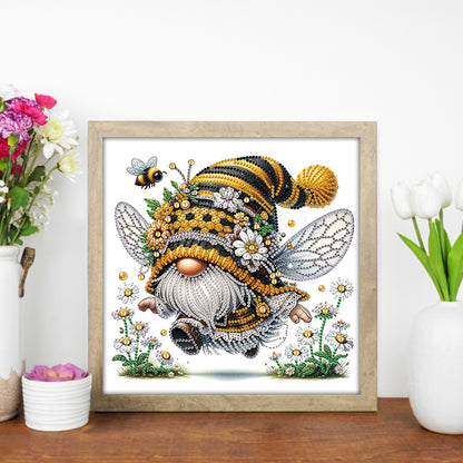 Bee Gnome - Special Shaped Drill Diamond Painting 30*30CM