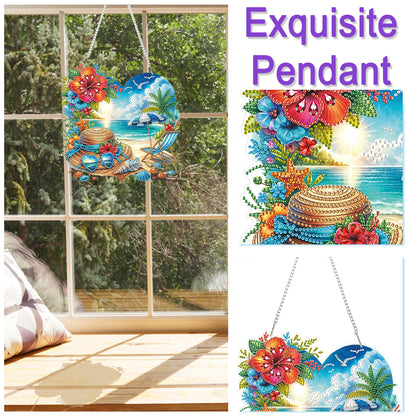 2D Flat DIY Diamond Art Pendant Diamond Painting Set Home Wall Decoration Crafts