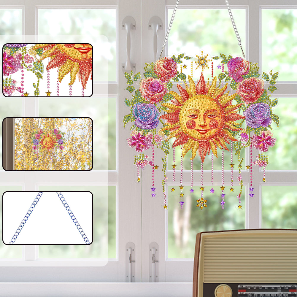 2D Flat DIY Diamond Art Pendant Diamond Painting Set Home Wall Decoration Crafts