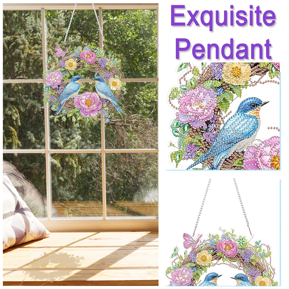 2D Flat DIY Diamond Art Pendant Diamond Painting Set Home Wall Decoration Crafts