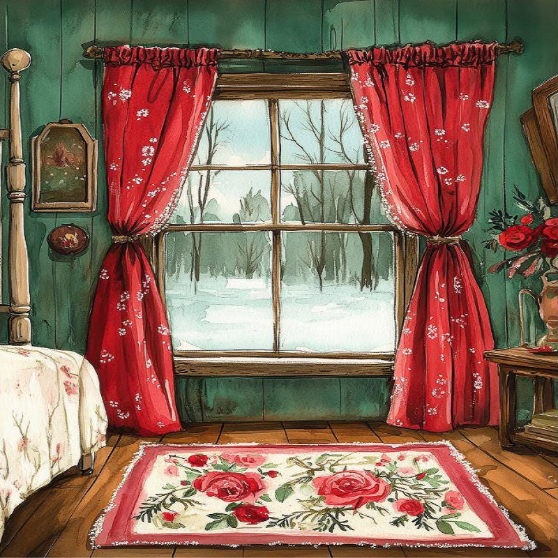 Room - 11CT Stamped Cross Stitch 40*60CM