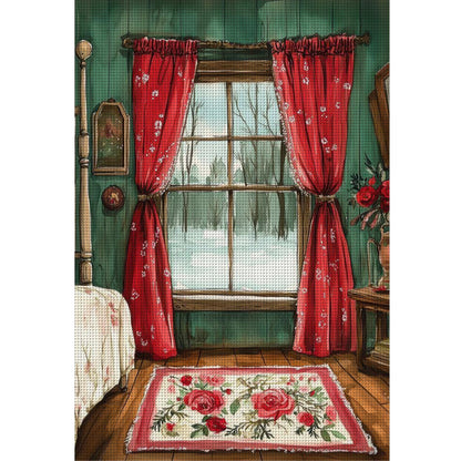 Room - 11CT Stamped Cross Stitch 40*60CM