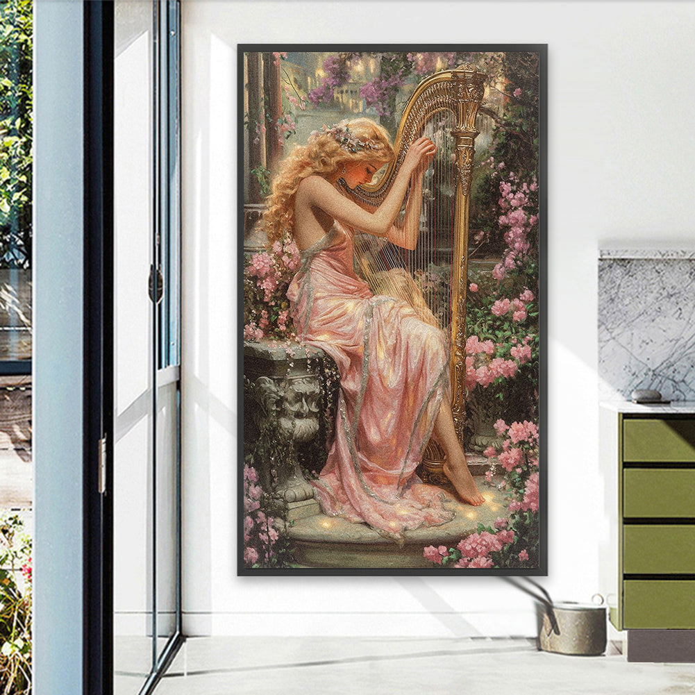 Girl - Full Round Drill Diamond Painting 40*70CM