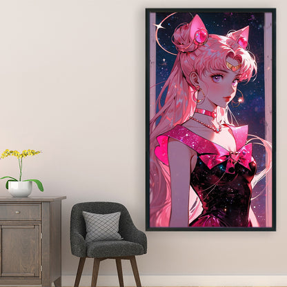 Girl - 11CT Stamped Cross Stitch 40*70CM