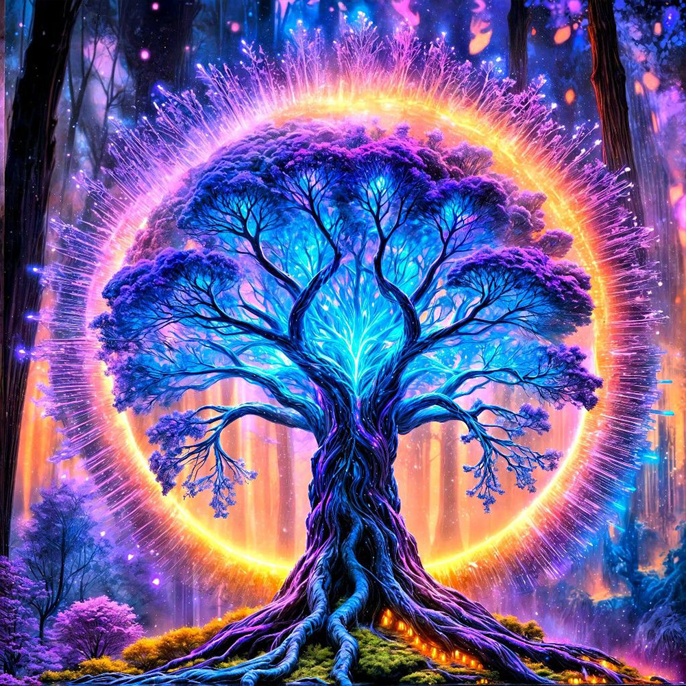 Dream Tree - Full Round Drill Diamond Painting 50*50CM
