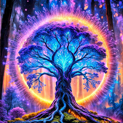 Dream Tree - Full Round Drill Diamond Painting 50*50CM