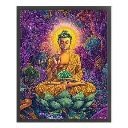 Buddha - 11CT Stamped Cross Stitch 40*50CM