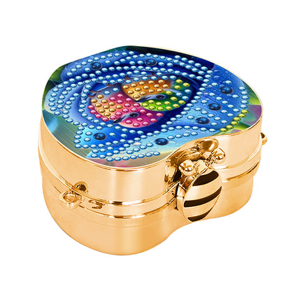 2Pcs Succulent Diamond Art Storage Case Rhinestone Jewelry Box 5D Diy Coin Purse