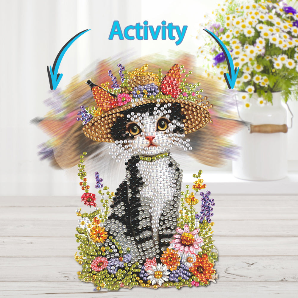 Acrylic Shaking Head Animal Diamond Painting Desktop Decors Bedroom Table Decor