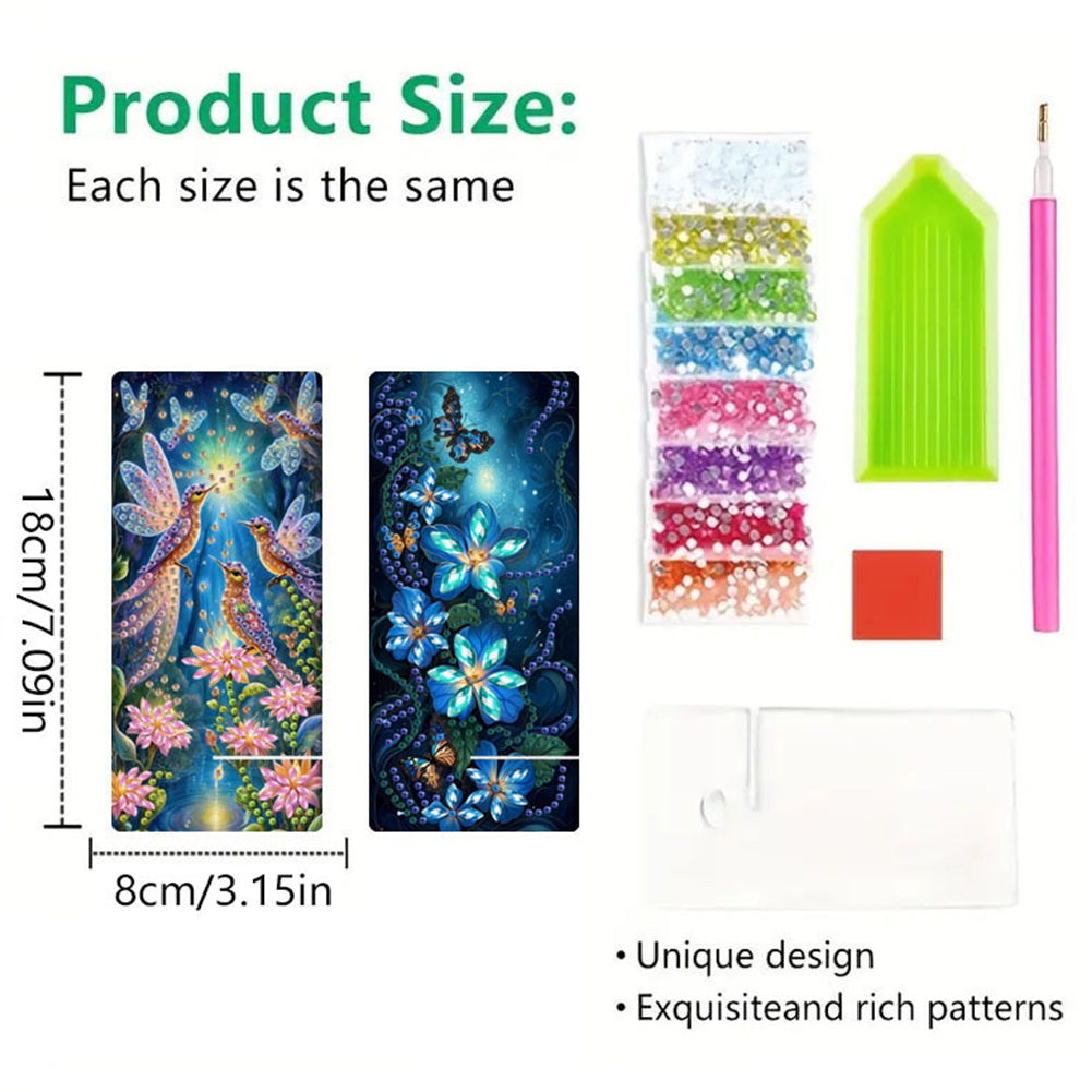 2Pcs Acrylic DIY Animals Diamond Painting Phone Holder Diamond Art Phone Bracket