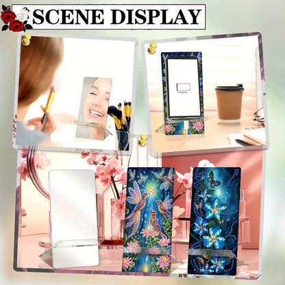 2Pcs Acrylic DIY Animals Diamond Painting Phone Holder Diamond Art Phone Bracket