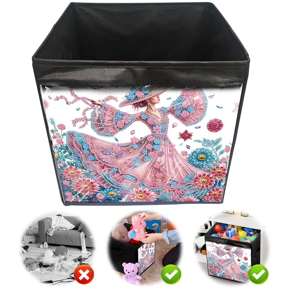 DIY Diamond Painting Storage Box Canvas Organizer Box Diamond Painting Kit