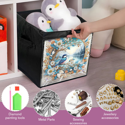 DIY Diamond Painting Storage Box Canvas Organizer Box Diamond Painting Kit