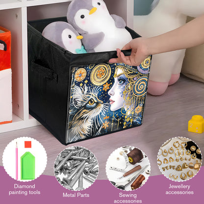 DIY Diamond Painting Storage Box Canvas Organizer Box Diamond Painting Kit