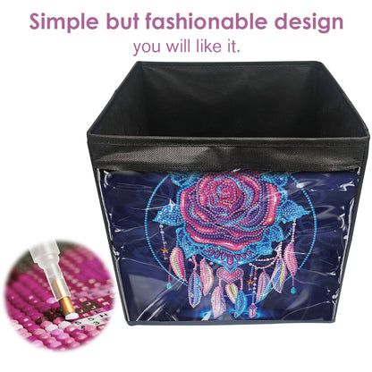 DIY Diamond Painting Storage Box Canvas Organizer Box Diamond Painting Kit
