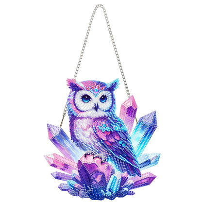 Acrylic Diamond Painting Hanging Pendant Rhinestone Diamond Art Window Pendants