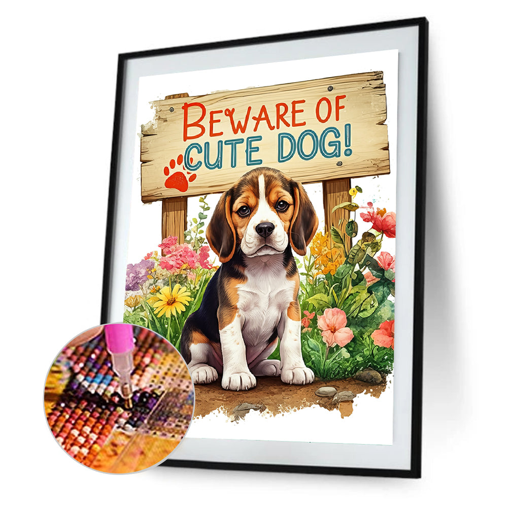 Beagle - Full Round Drill Diamond Painting 30*40CM