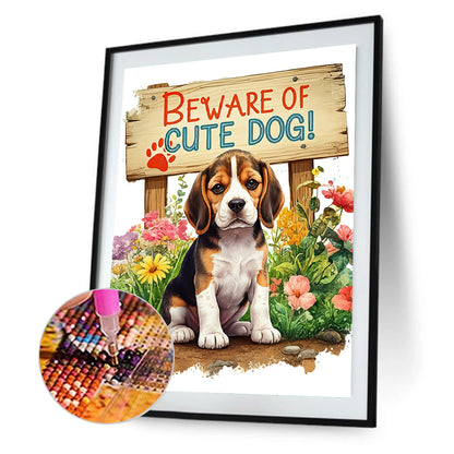 Beagle - Full Round Drill Diamond Painting 30*40CM