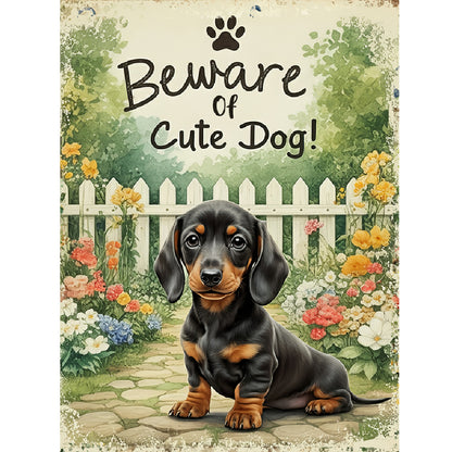 Dachshund - Full Round Drill Diamond Painting 30*40CM