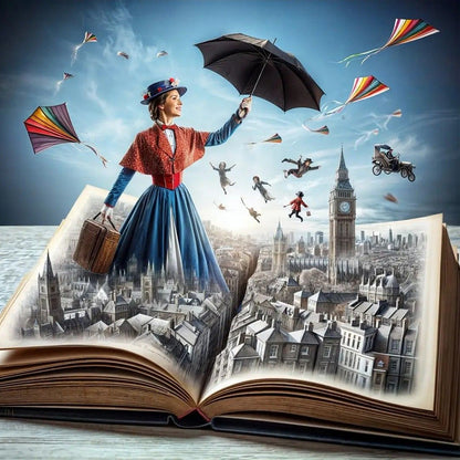 Girl In The Book - Full Round Drill Diamond Painting 40*40CM