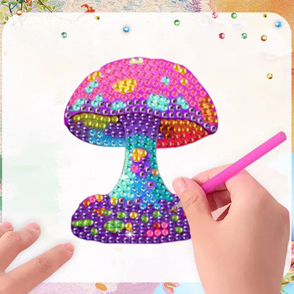 6Pcs Diamond Painting Refrigerator Magnets Diamond Art Kits for Adults Beginners