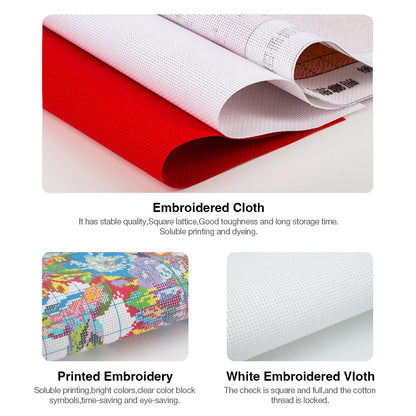 Christmas Angel - 14CT Stamped Cross Stitch 15*20CM(Joy Sunday)