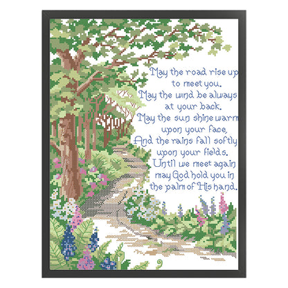 Missing - 14CT Stamped Cross Stitch 29*40CM(Joy Sunday)
