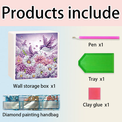 Wall Mounted Love Diamond Painting Storage Box Storage Case for Adults Beginners