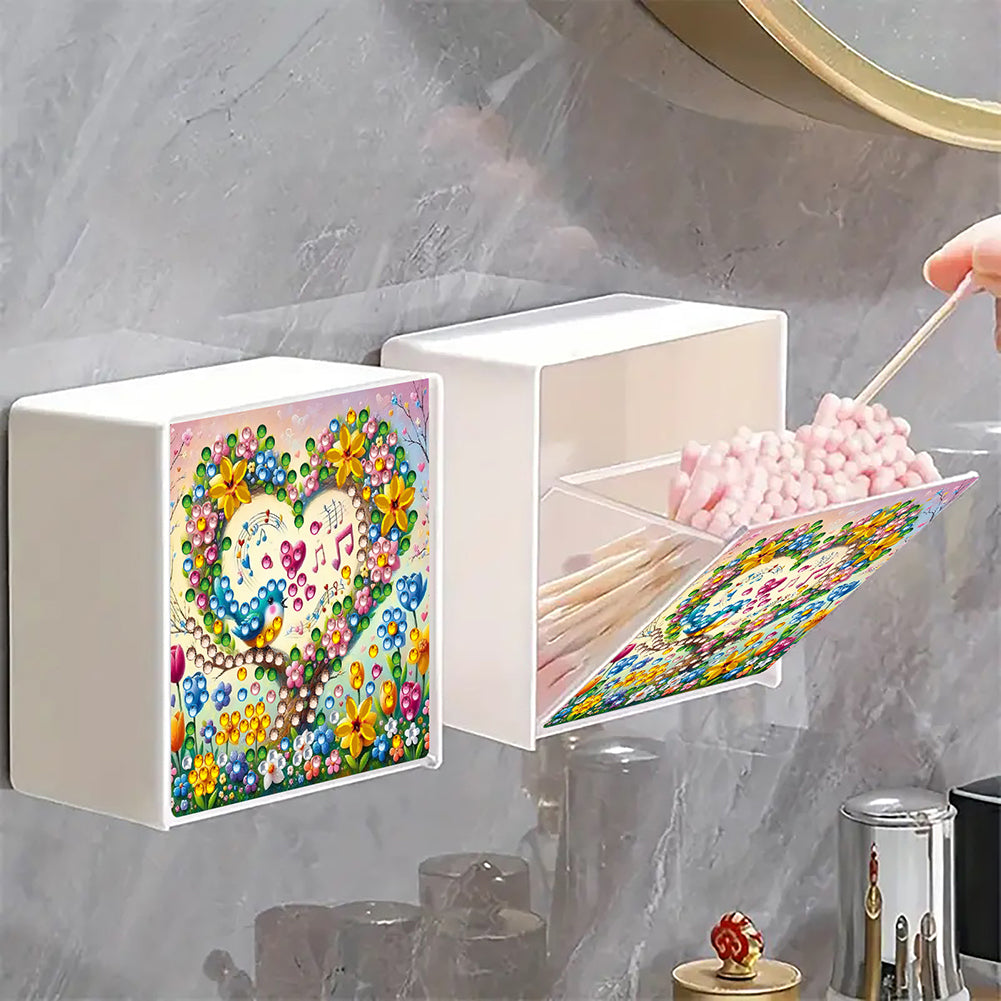Wall Mounted Love Diamond Painting Storage Box Storage Case for Adults Beginners
