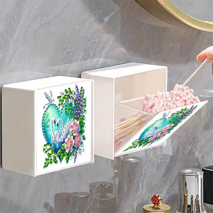Wall Mounted Love Diamond Painting Storage Box Storage Case for Adults Beginners