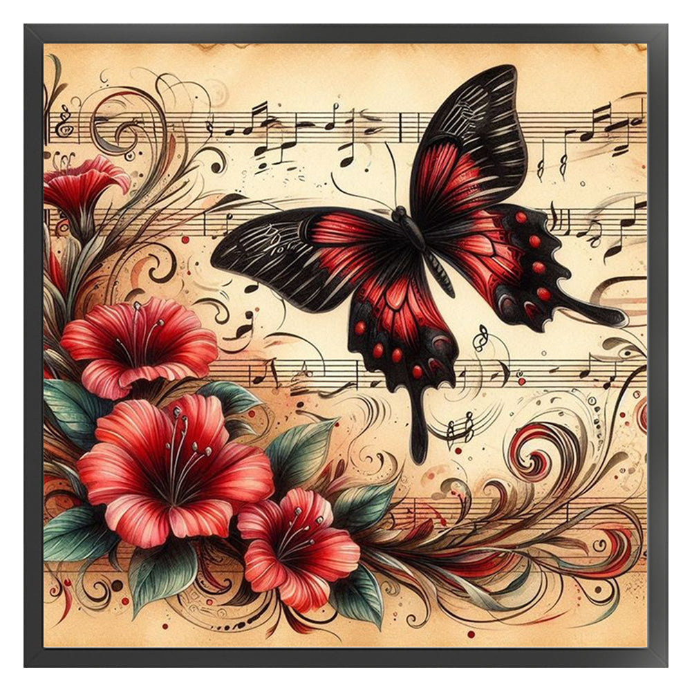 Butterfly - 11CT Stamped Cross Stitch 40*40CM