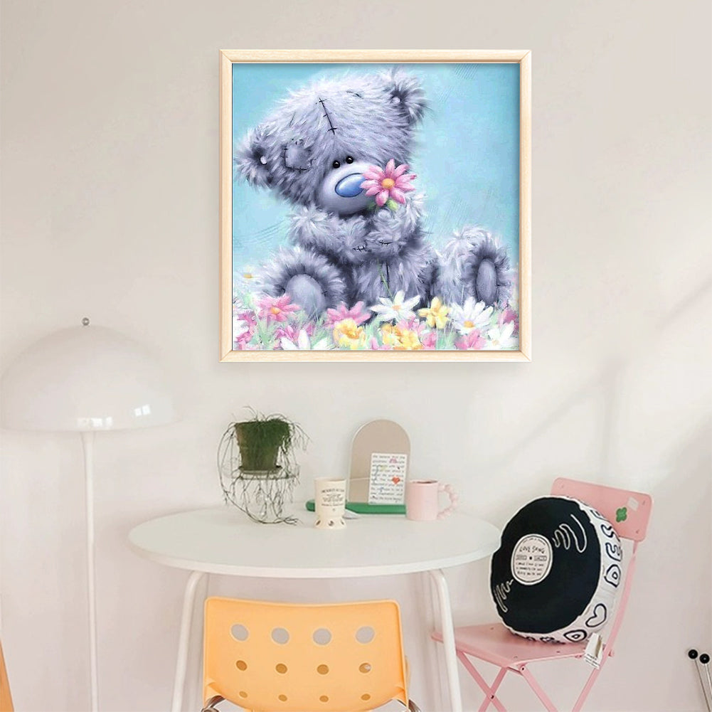 Bear - 11CT Stamped Cross Stitch 40*40CM