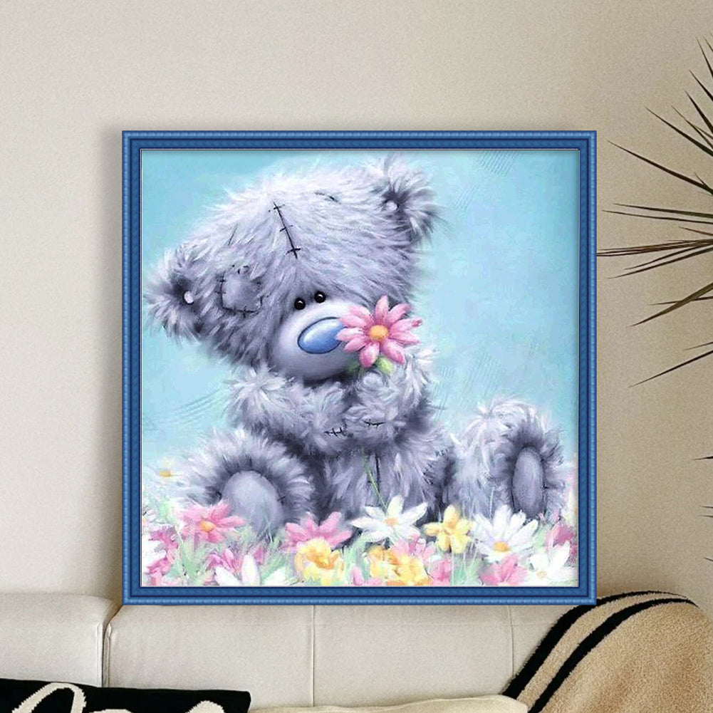 Bear - 11CT Stamped Cross Stitch 40*40CM