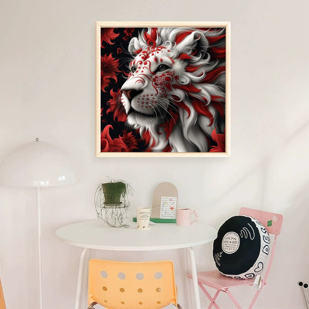 Lion - 11CT Stamped Cross Stitch 40*40CM