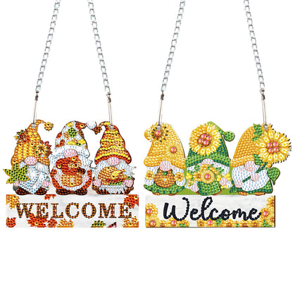 2D Flat DIY Diamond Art Pendant Diamond Painting Set Home Wall Decoration Crafts