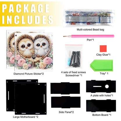 Hummingbird Diamond Painting Change Holder Case Decors for Adults Beginners
