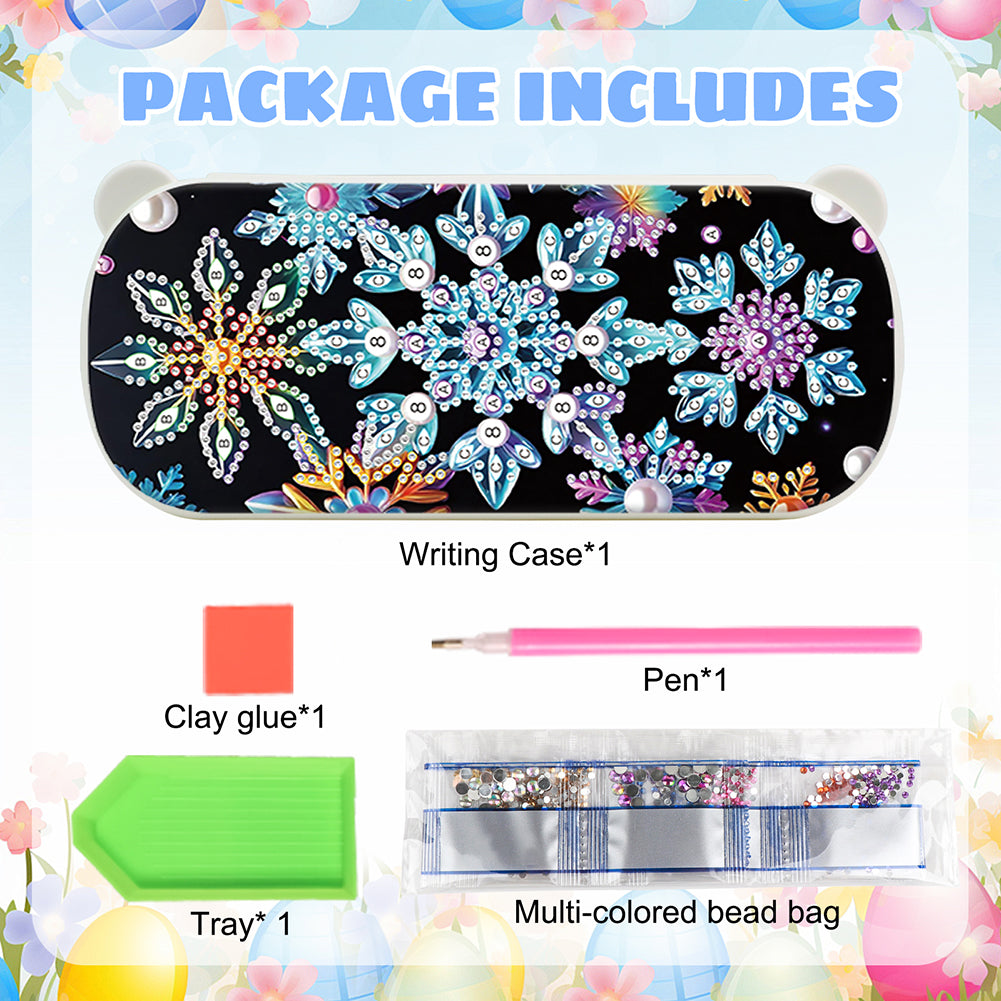 DIY Diamond Painting Pencil Case for Pens Brushes Accessories Travel Pencil Case