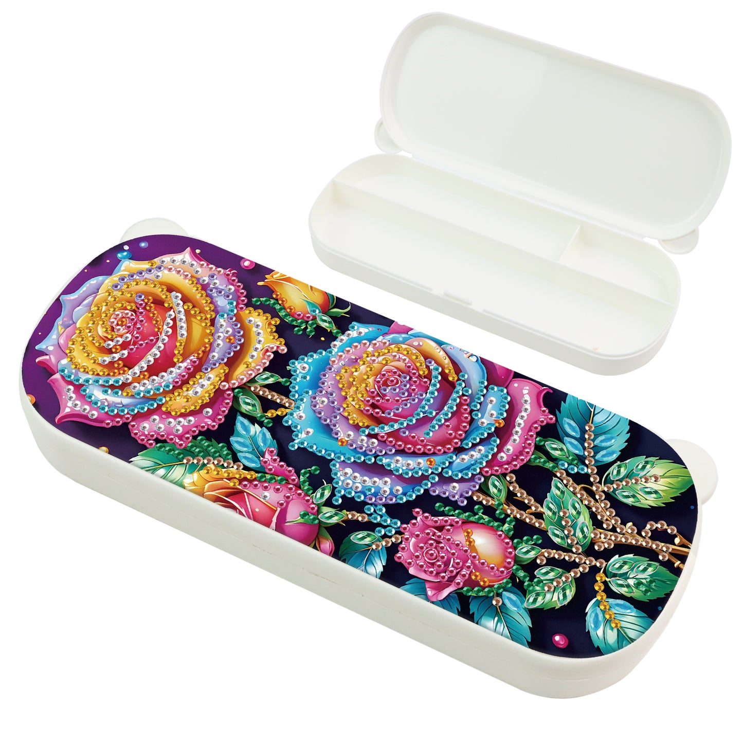DIY Diamond Painting Pencil Case for Pens Brushes Accessories Travel Pencil Case