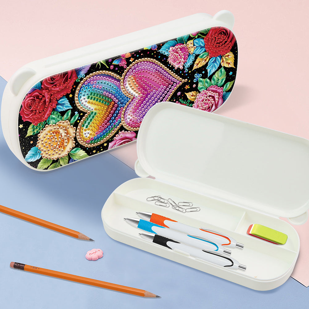 DIY Diamond Painting Pencil Case for Pens Brushes Accessories Travel Pencil Case